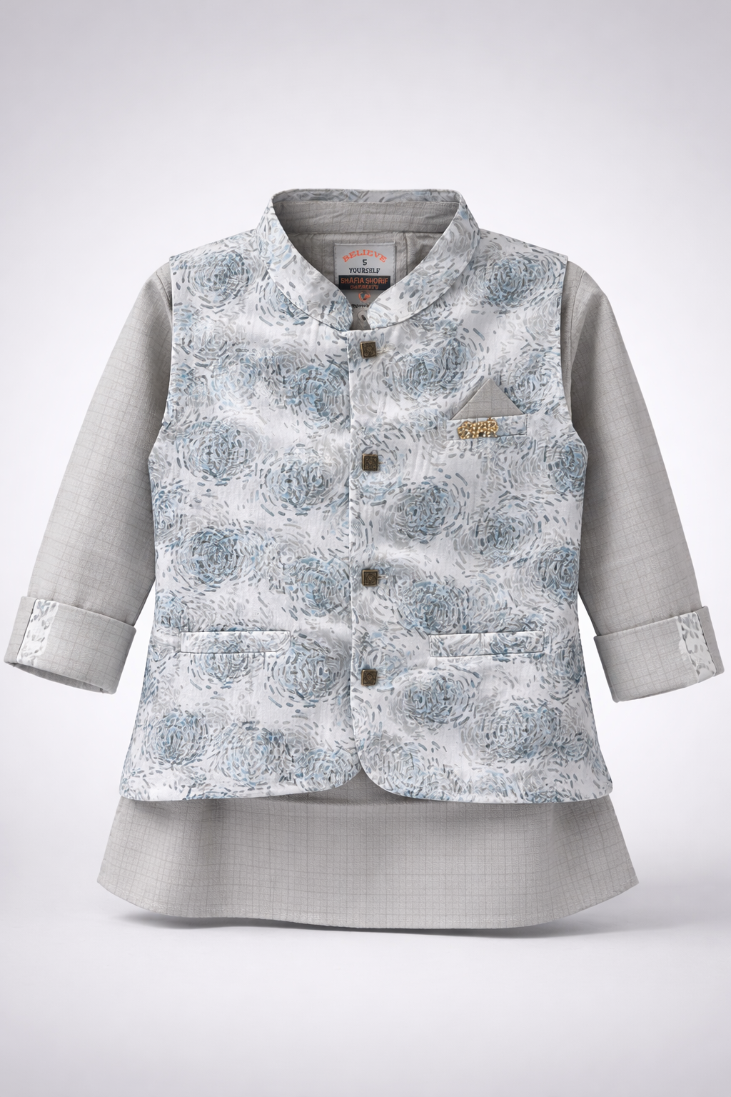 Kids Premium Printed Kurta Pajama Set  410