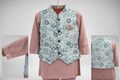 Boys Premium Waistcoat Panjabi Set 387