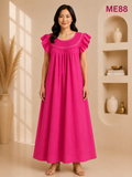 Hot Pink Maxi Dress-ME88