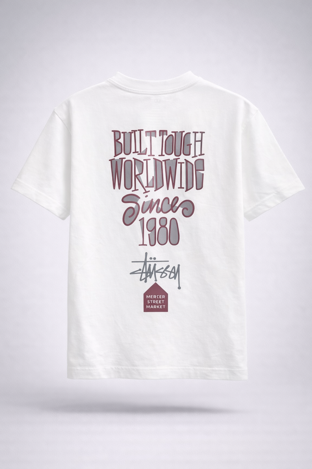 Gatsby Oversized T-Shirt for Men – Premium Stretch Cotton 1422- WHITE