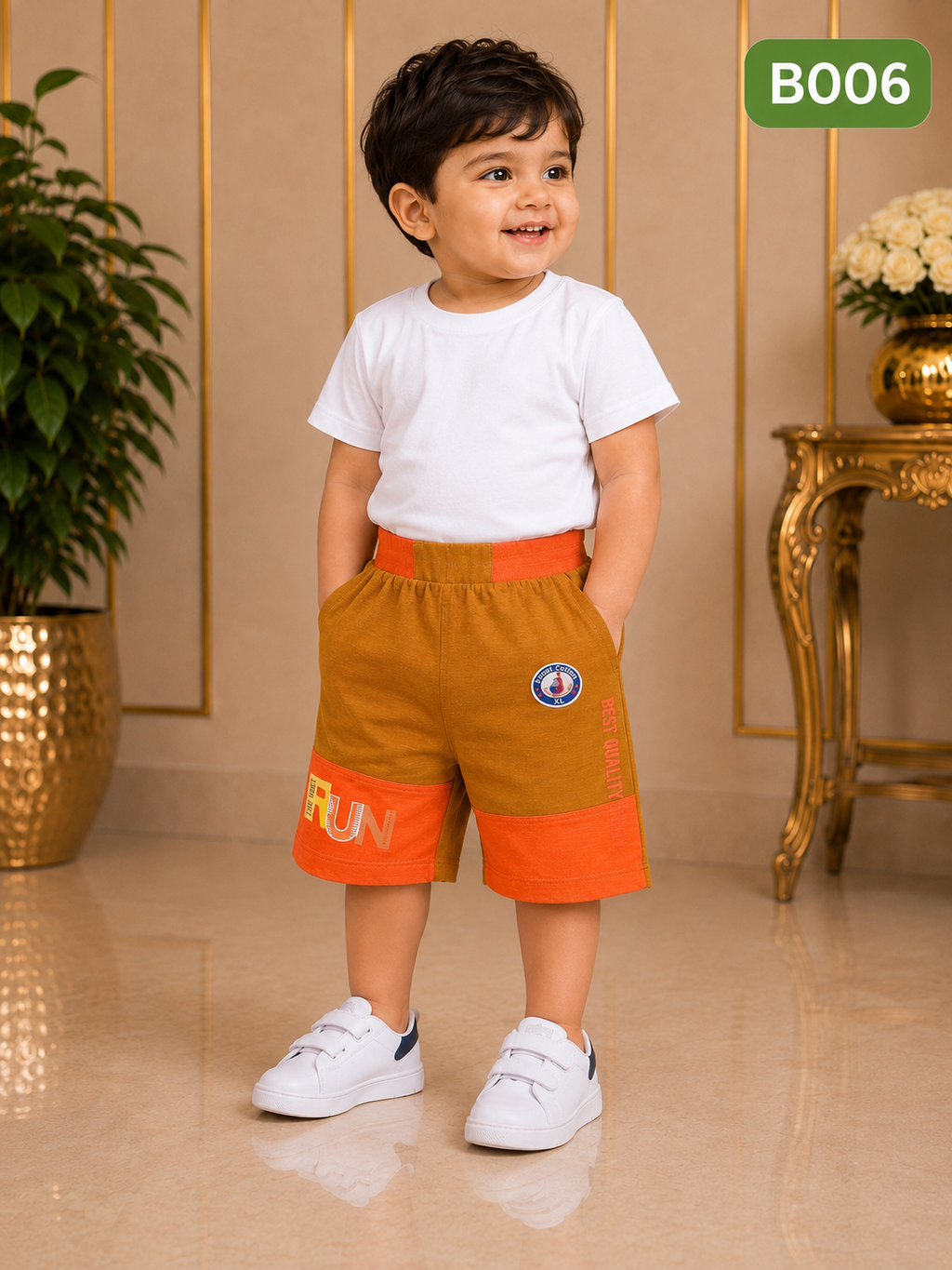 Urban Run Kids Cotton Shorts - BO06