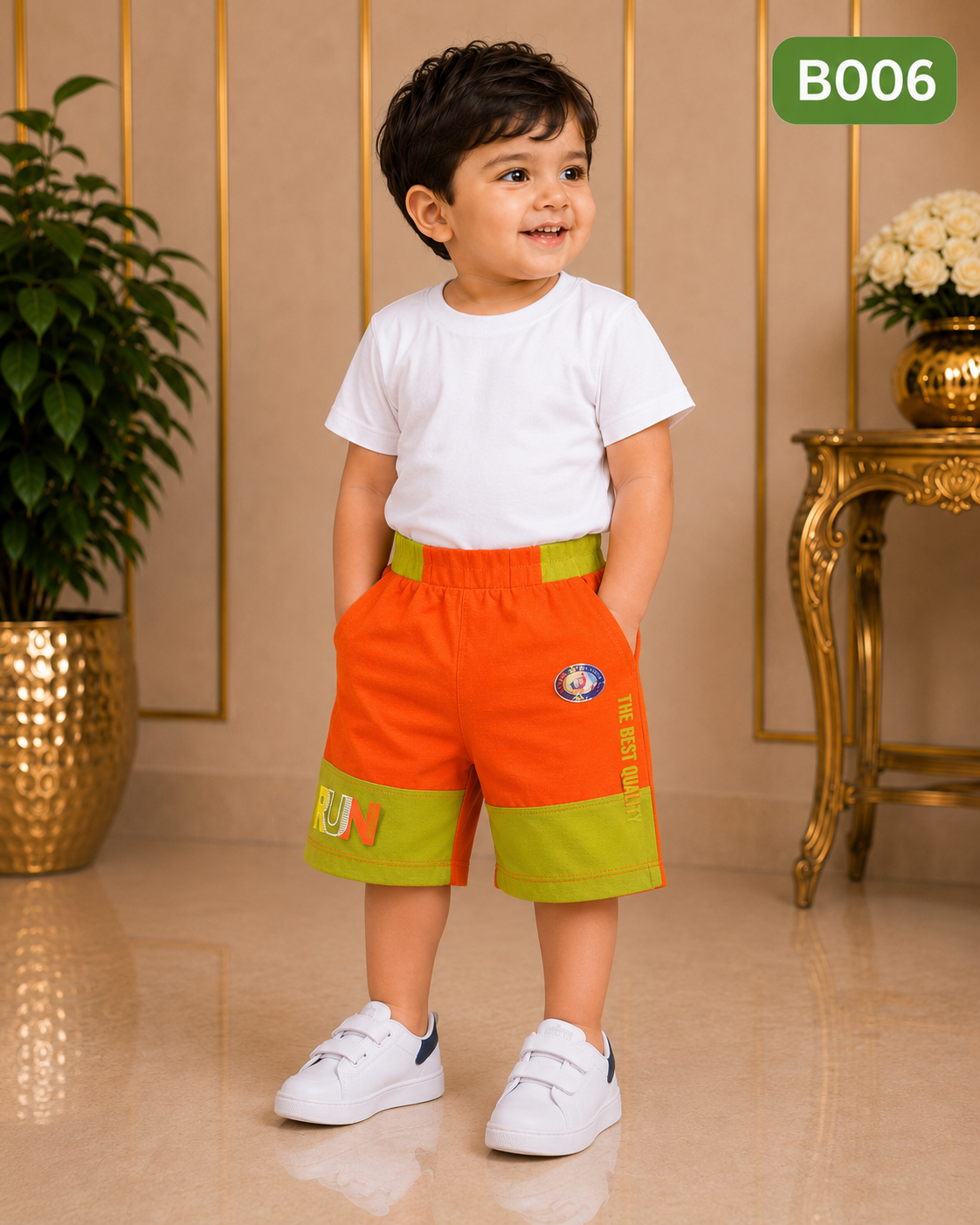 Urban Run Kids Cotton Shorts - BO06