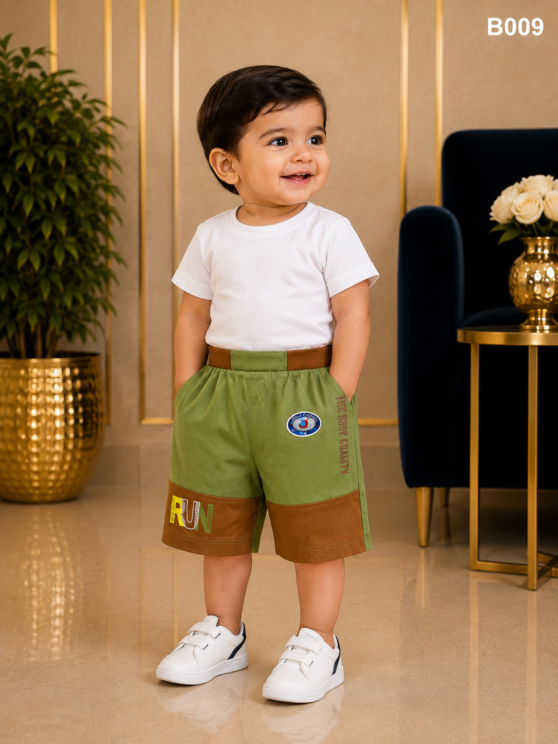 Premium Boys Soft Cotton Summer Casual Shorts - BO09