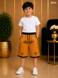 Premium Boys Soft Cotton Summer Casual Three-Quarter Shorts - BO16