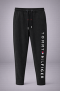 Men's Premium Embroidered Fleece Jogger Pants Black 890