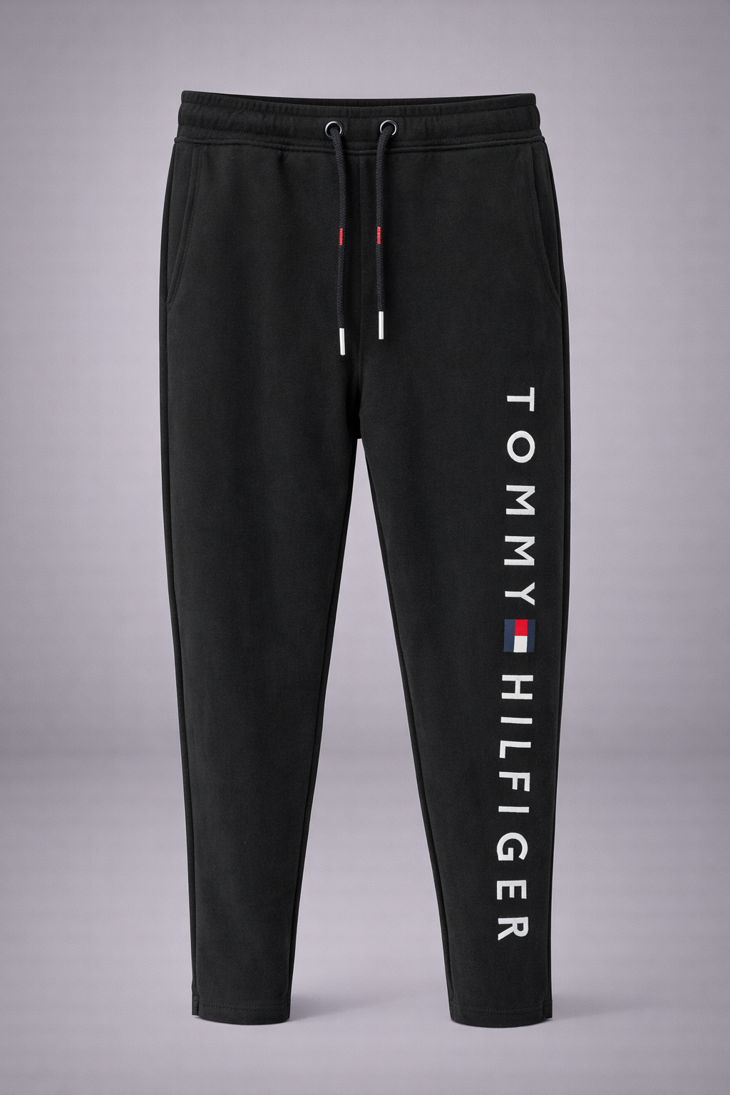 Men's Premium Embroidered Fleece Jogger Pants Black 890