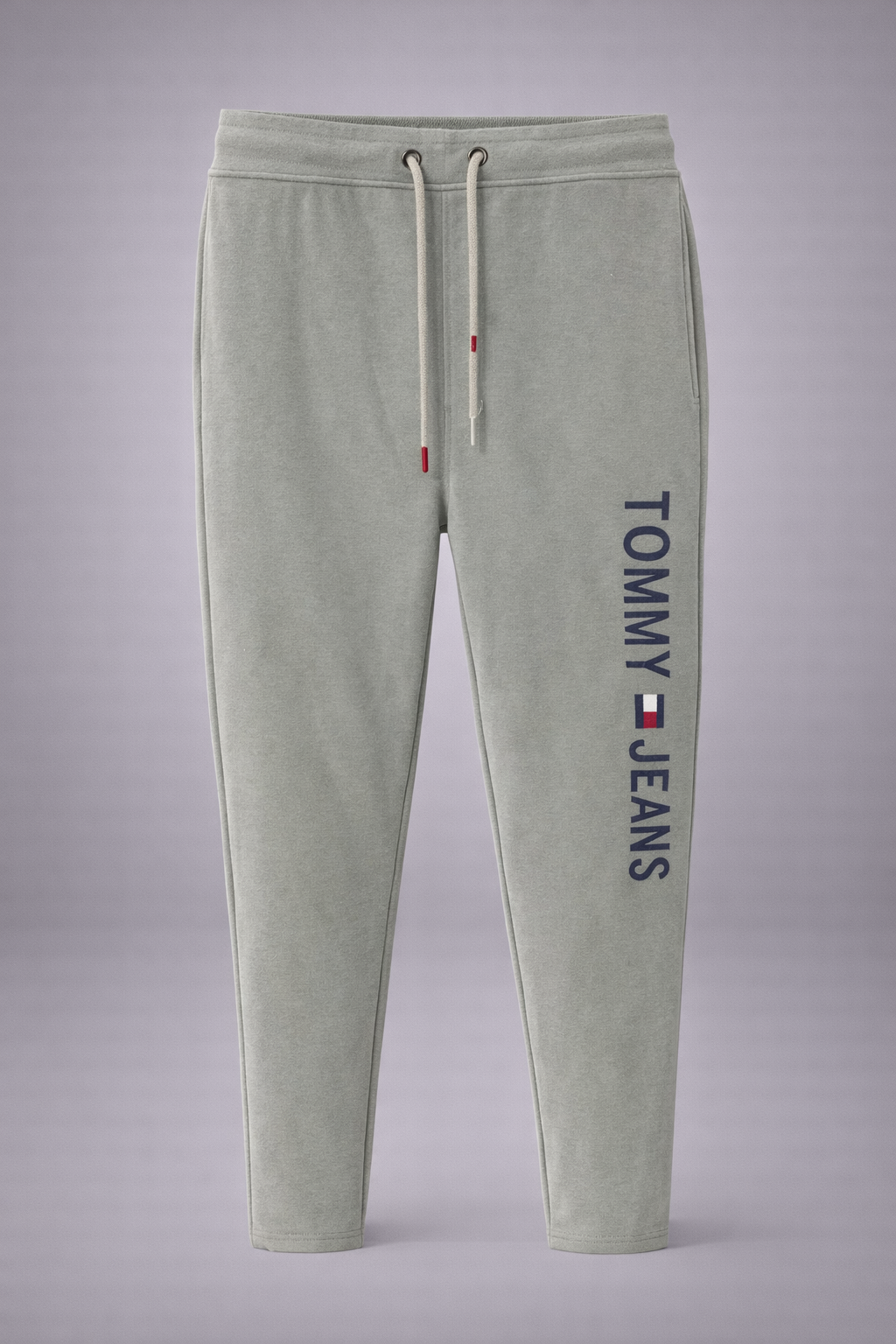 Men's Premium Embroidered Fleece Jogger Pants Silver Ash 114