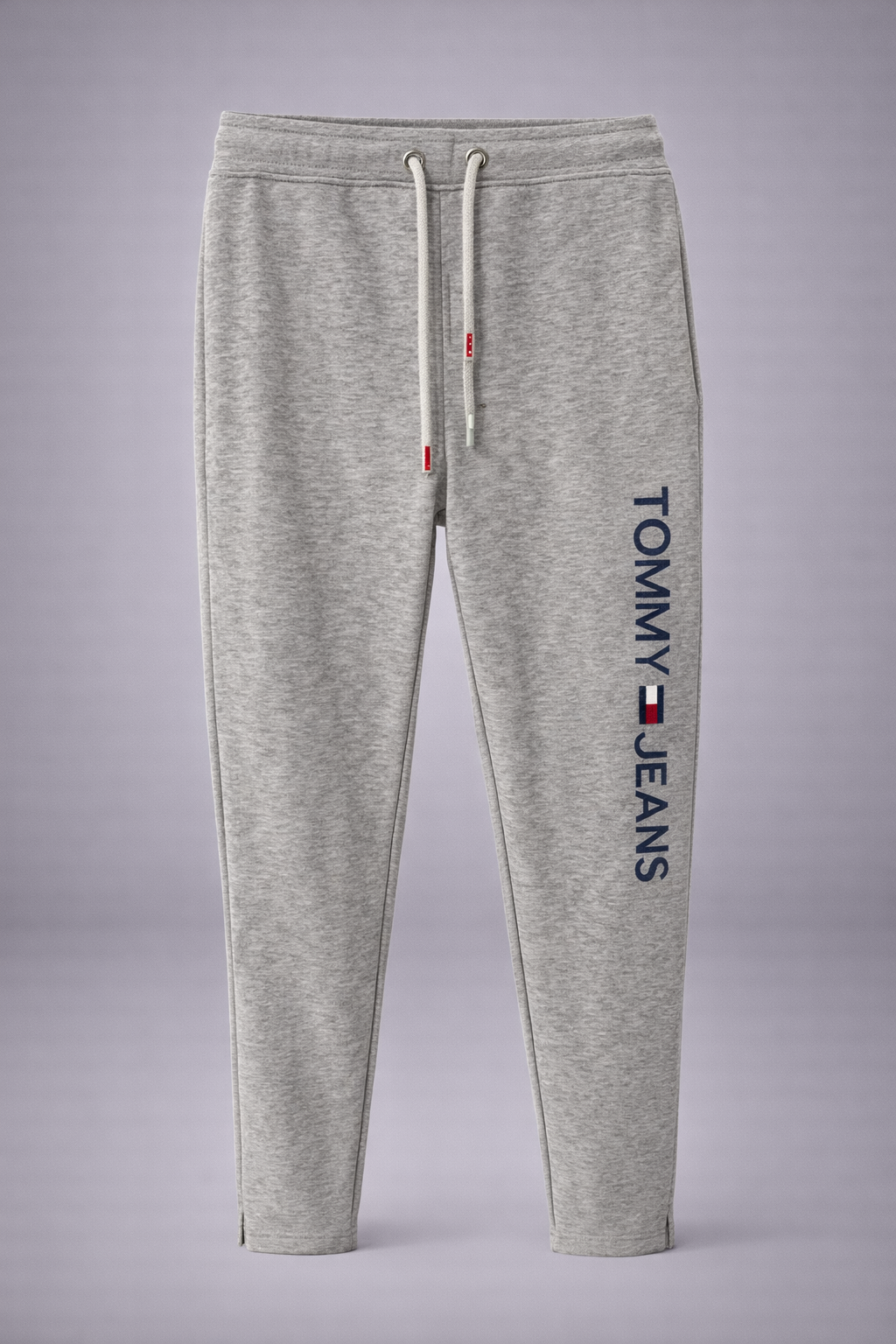 Men's Premium Embroidered Fleece Jogger Pants Light Ash 113