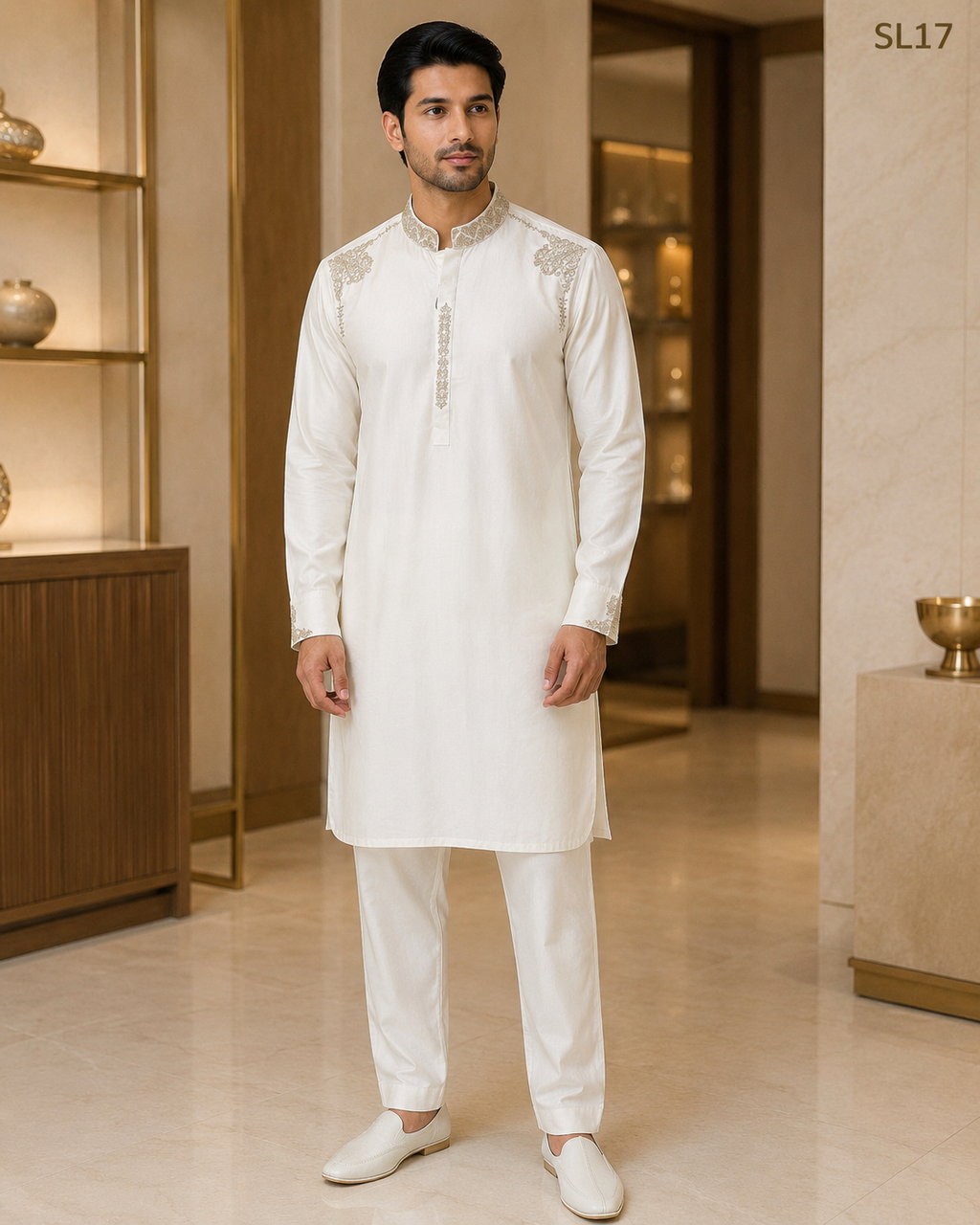 GATSBY Mens Kabli Set SL16 Cream