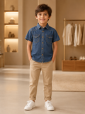 GATSBY Boys S/S Shirt _Tape A Loeil Light Blue