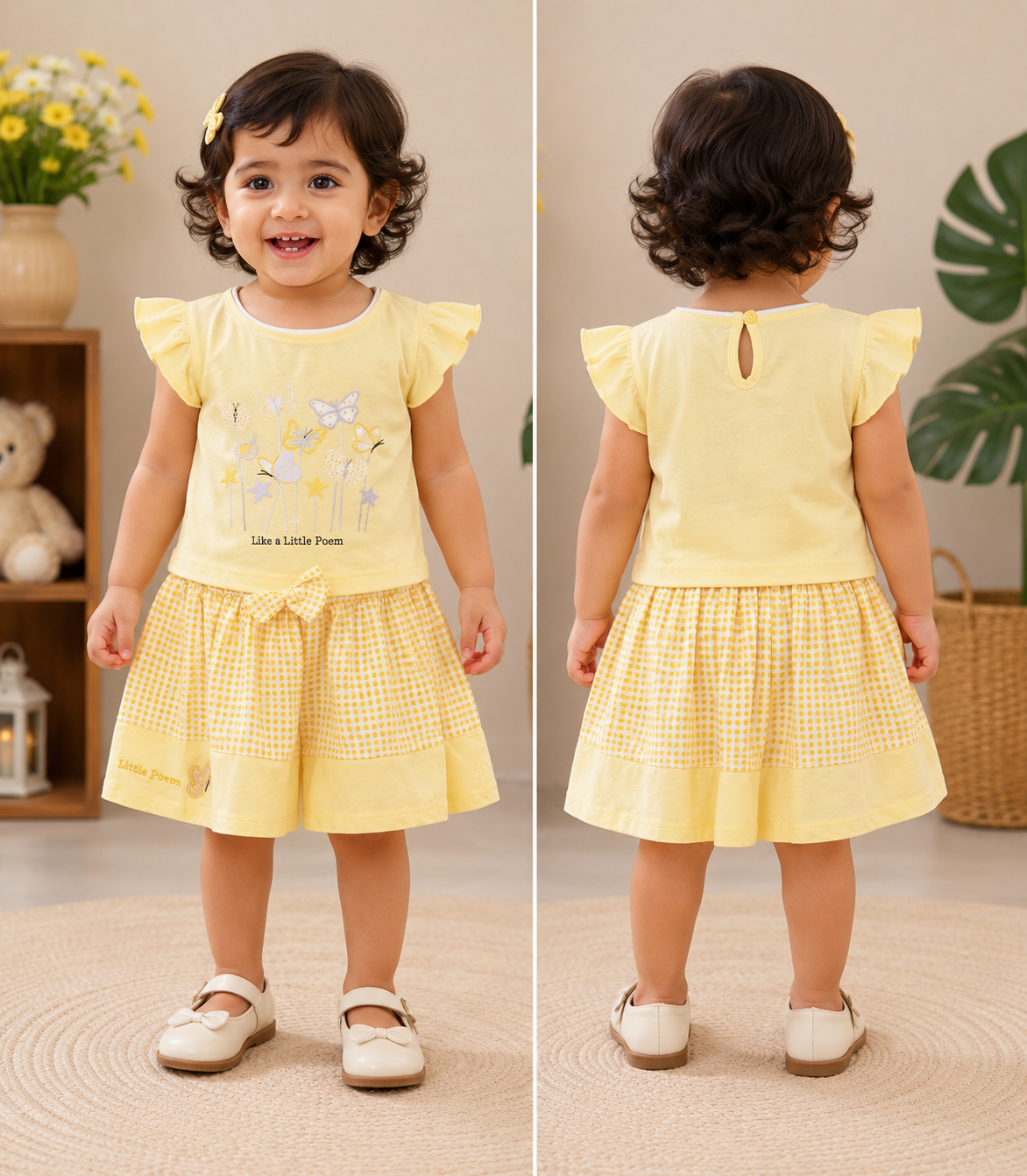 Girls Top & Skirt Set 144