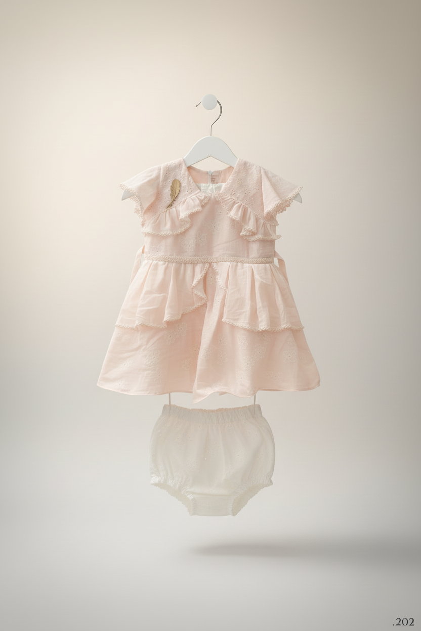 Baby Girls Party Frock Set 202