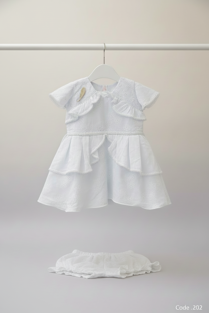 Baby Girls Party Frock Set 202