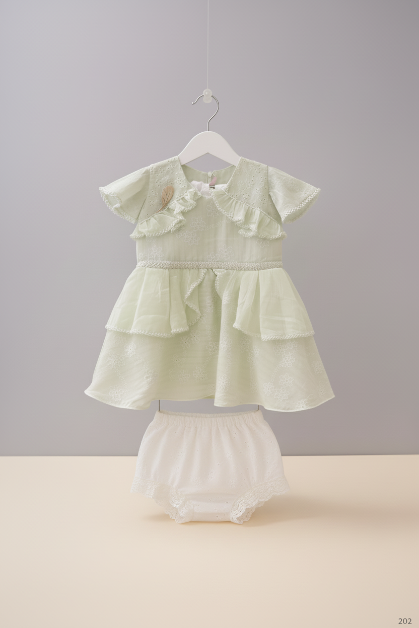 Baby Girls Party Frock Set 202