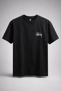 Gatsby Oversized T-Shirt for Men – Premium Stretch Cotton 1422 BLACK