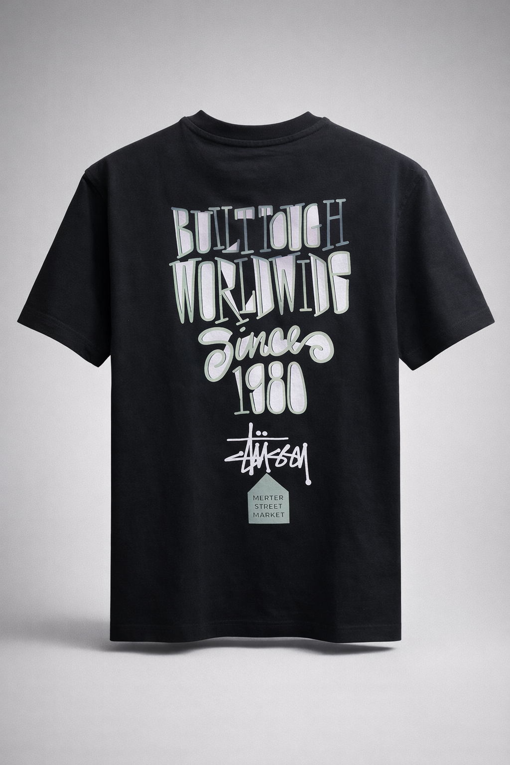 Gatsby Oversized T-Shirt for Men – Premium Stretch Cotton 1422 BLACK