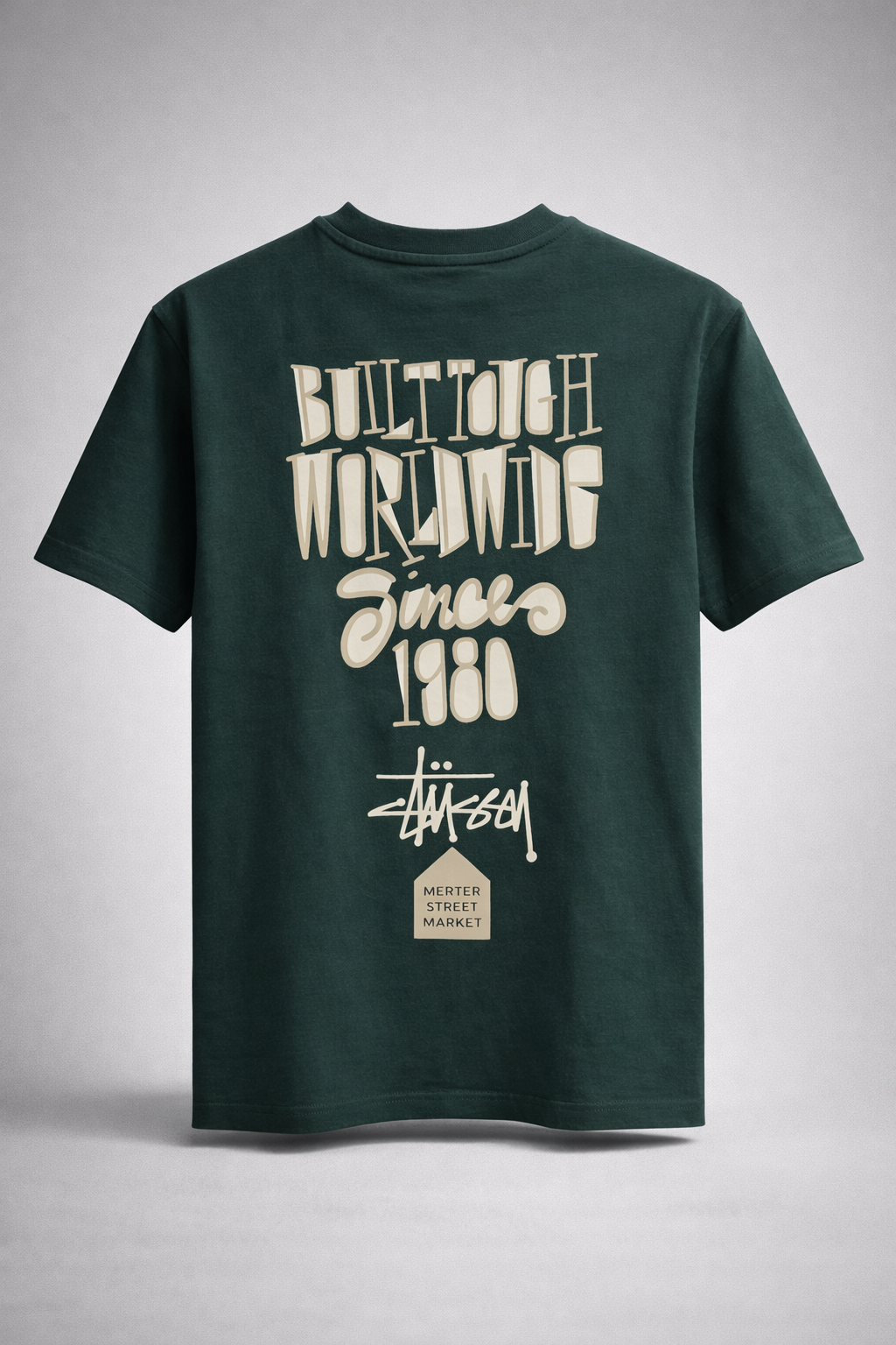 Gatsby Oversized T-Shirt for Men – Premium Stretch Cotton 1422 GREEN