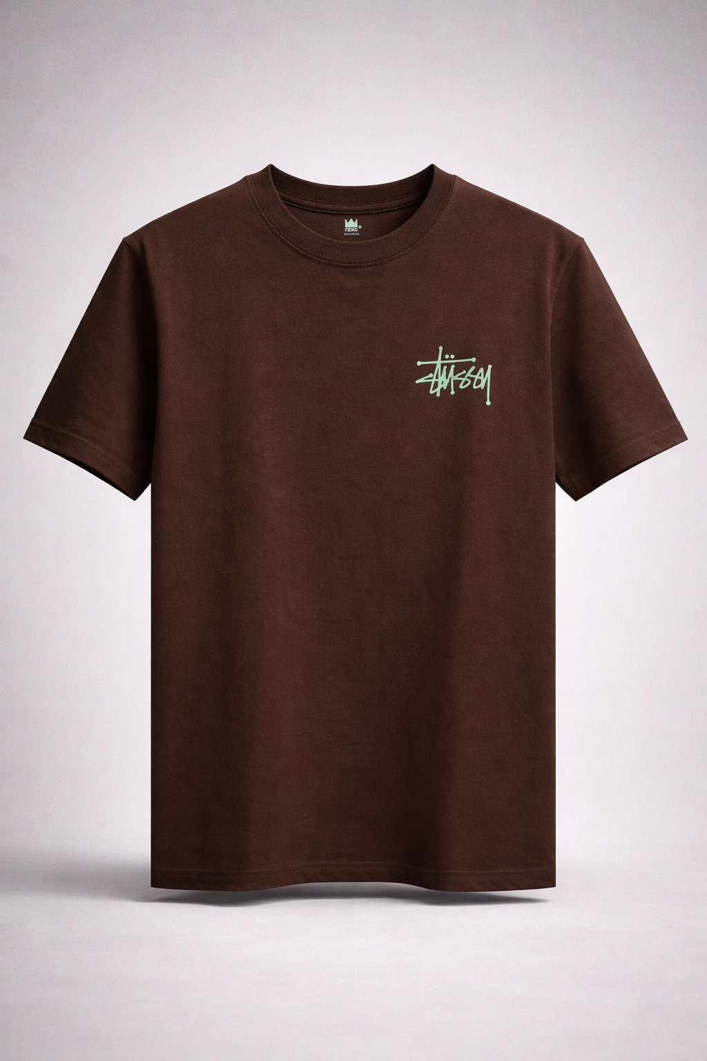 Gatsby Oversized T-Shirt for Men – Premium Stretch Cotton 1422 COFFIE