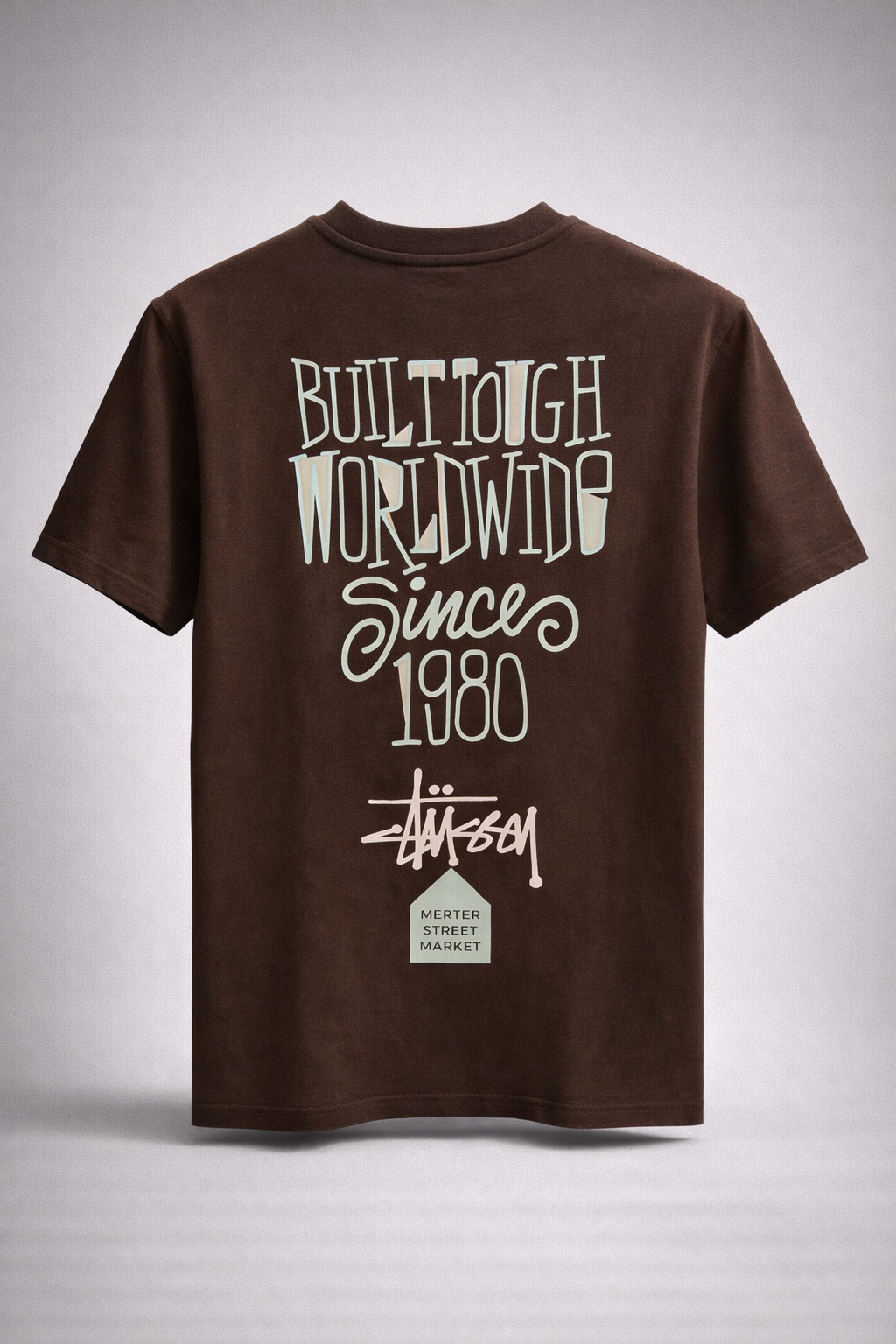 Gatsby Oversized T-Shirt for Men – Premium Stretch Cotton 1422 COFFIE