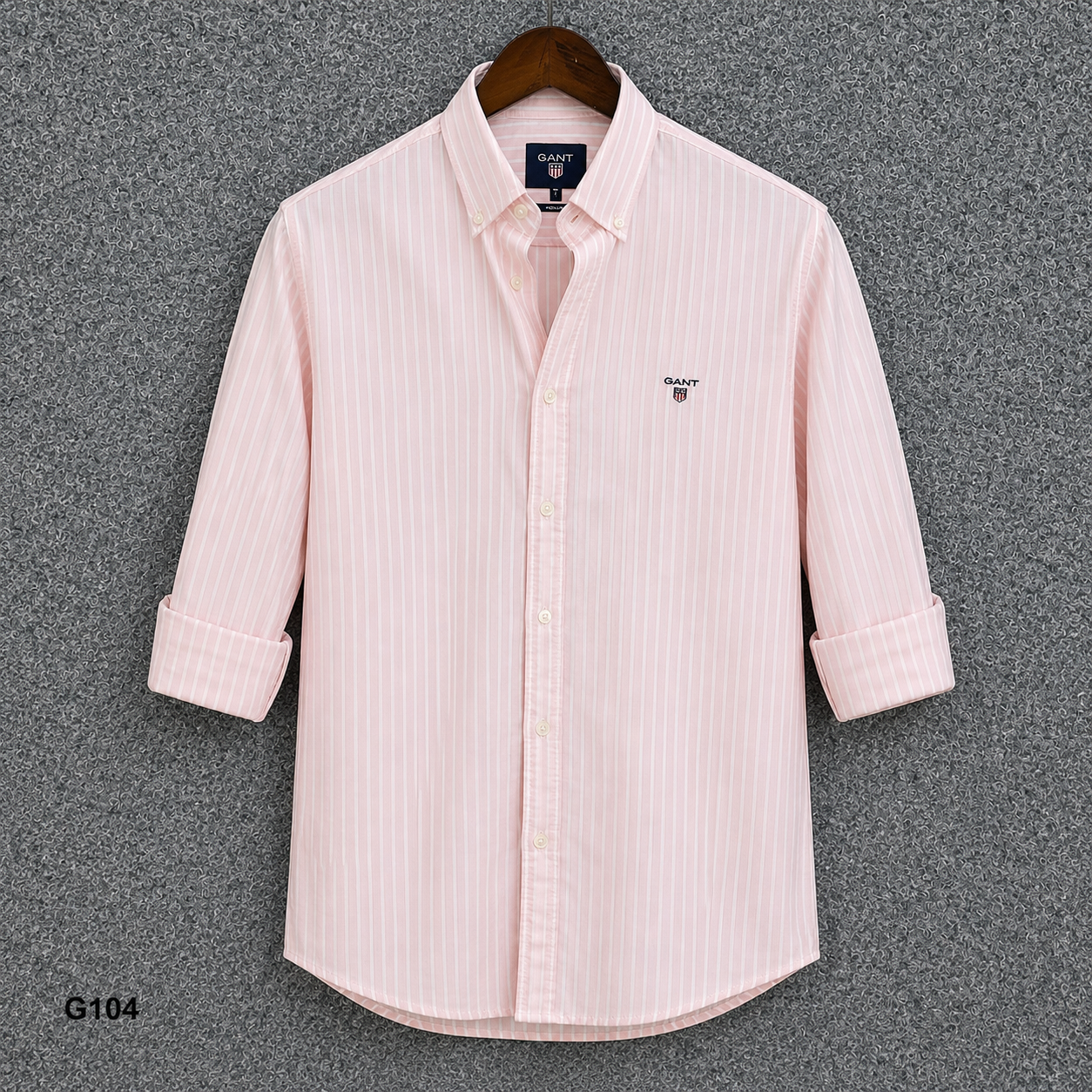 GATSBY Mens F/S Strip Shirt_ GNTS G104