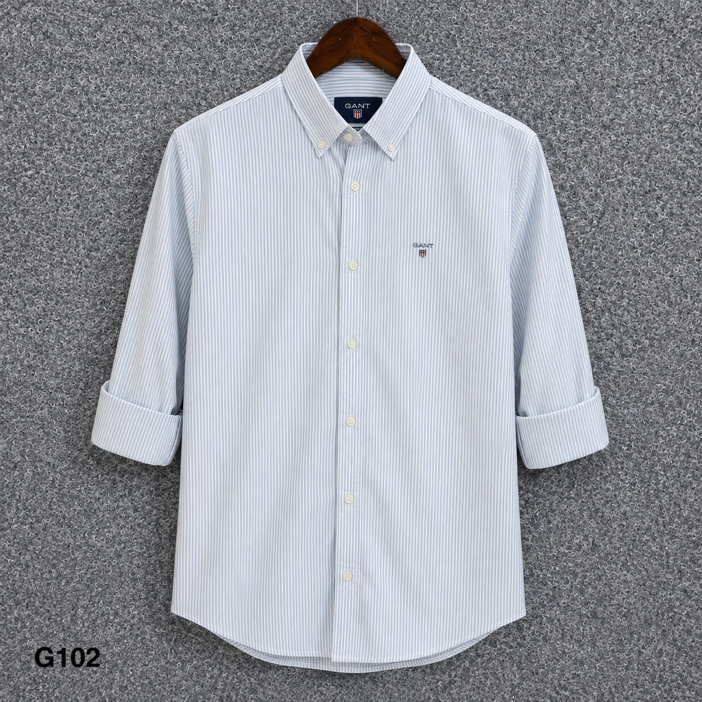 GATSBY Mens F/S Strip Shirt_ GNTS G102