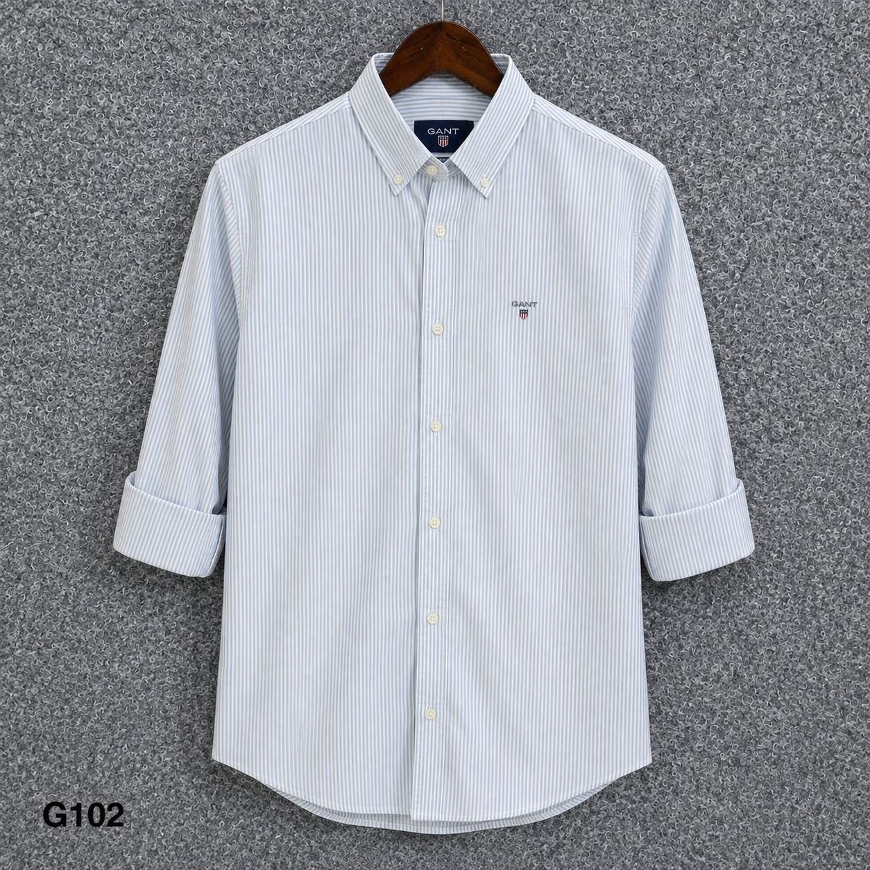 GATSBY Mens F/S Strip Shirt_ GNTS G102