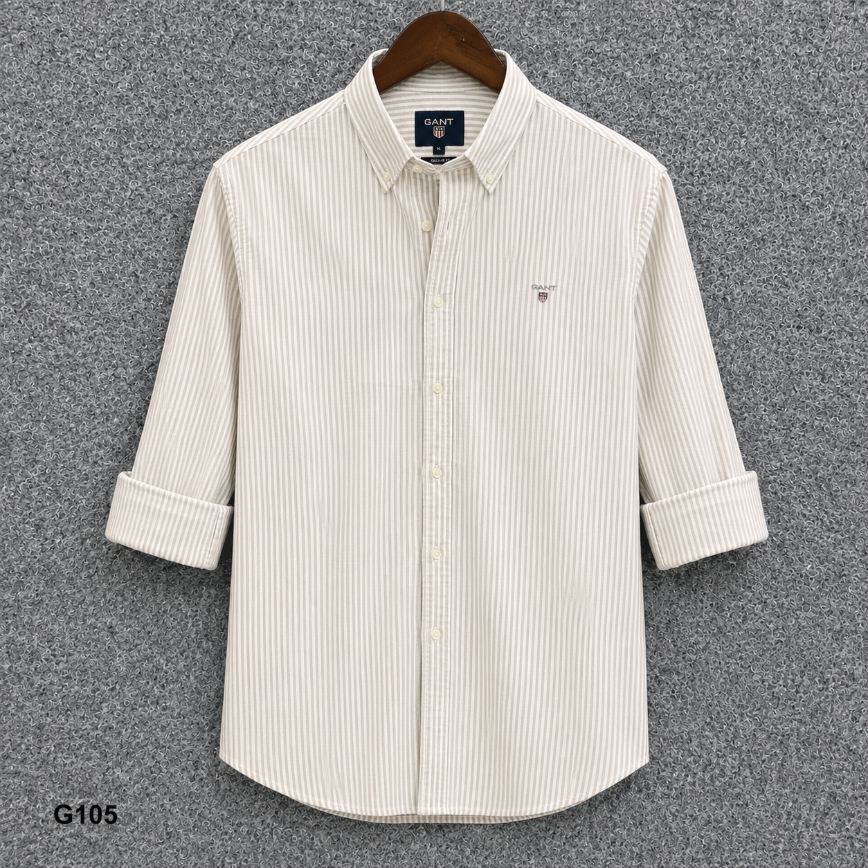 GATSBY Mens F/S Strip Shirt_ GNTS G105
