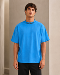 GATSBY Mens Oversized T-shirt G110 Blue