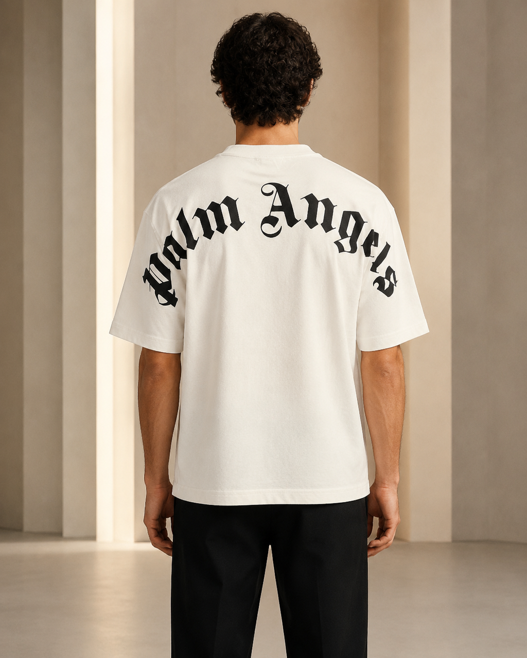 GATSBY Mens Oversized T-shirt G112 White
