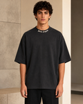 GATSBY Mens Oversized T-shirt G113 Black