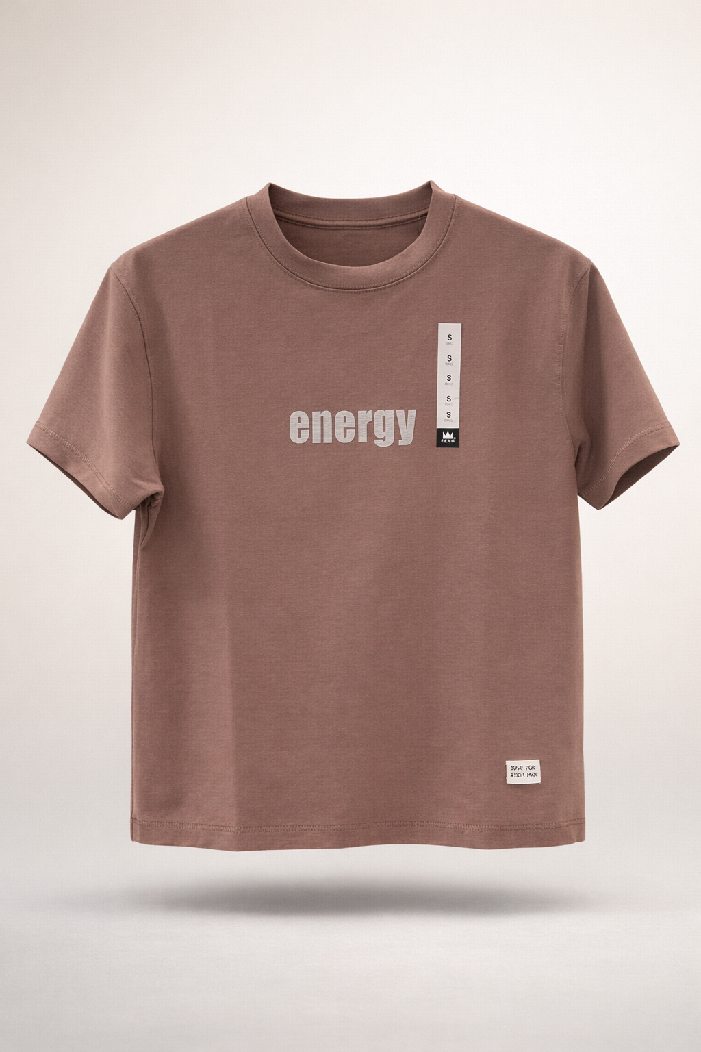 Gatsby Oversized T-Shirt for Men – Premium Stretch Cotton 1406 A Mauve