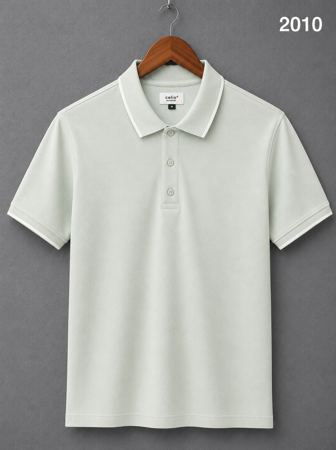 GATSBY Mens Polo T-shirt Celio Light Cream 2010