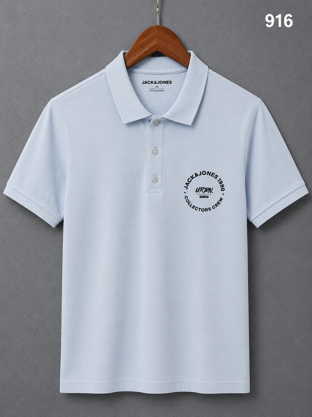 GATSBY Premium Classic Polo Shirt sky 916