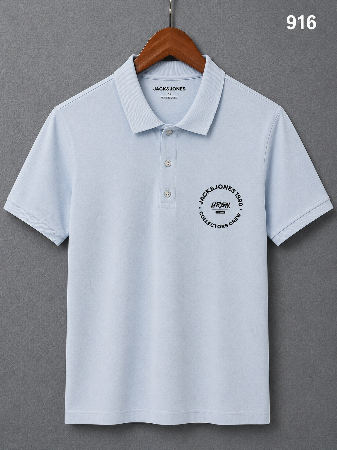 GATSBY Premium Classic Polo Shirt sky 916