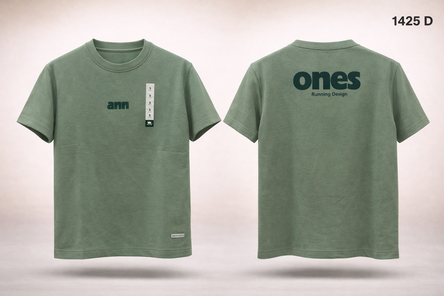 Gatsby Typography Printed T-Shirt for Men – Premium Cotton Regular Fit - 1425 D-PISTACHLC