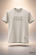 Gatsby Typography Printed T-Shirt for Men – Premium Cotton Regular Fit - 1426 D- OFF WHITE