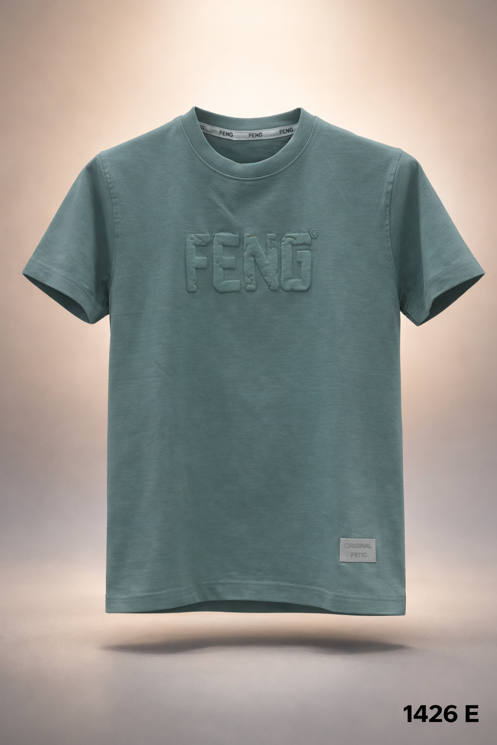 Gatsby Typography Printed T-Shirt for Men – Premium Cotton Regular Fit - 1426 E -LIGHT GRE