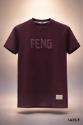 Gatsby Typography Printed T-Shirt for Men – Premium Cotton Regular Fit - 1426 F- MAROON