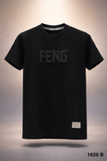 Gatsby Typography Printed T-Shirt for Men – Premium Cotton Regular Fit - 1426 B- BLACK