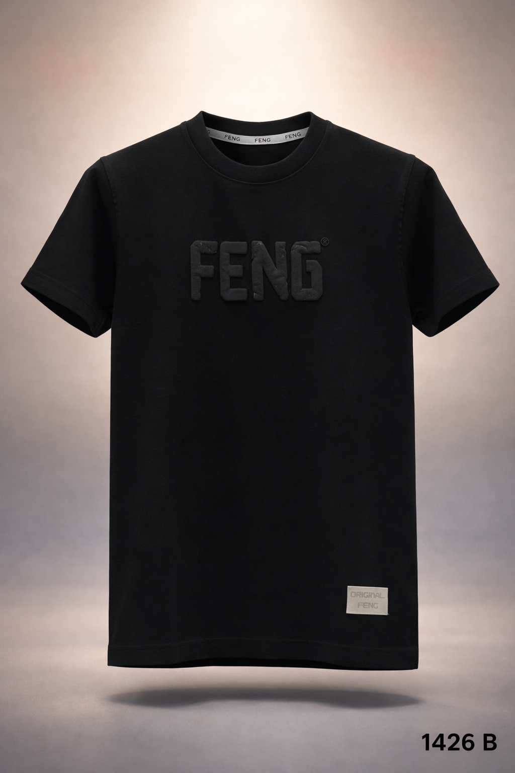 Gatsby Typography Printed T-Shirt for Men – Premium Cotton Regular Fit - 1426 B- BLACK