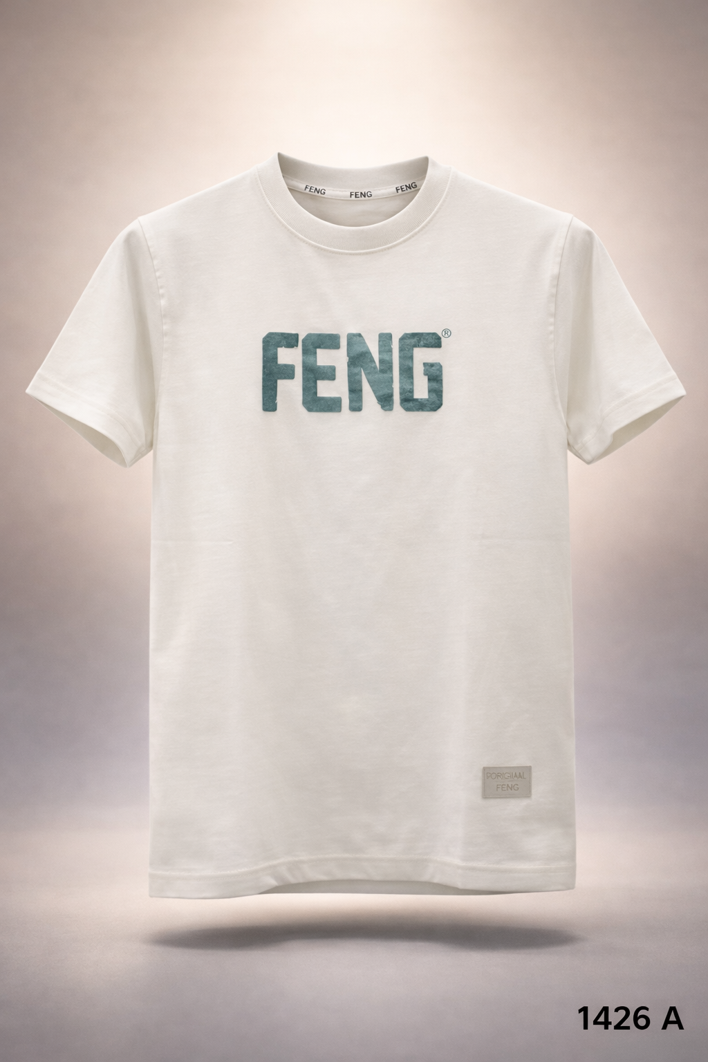 Gatsby Typography Printed T-Shirt for Men – Premium Cotton Regular Fit - 1426 A- WHITE