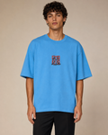 GATSBY Mens Oversized T-shirt _Givenchy G119 Blue