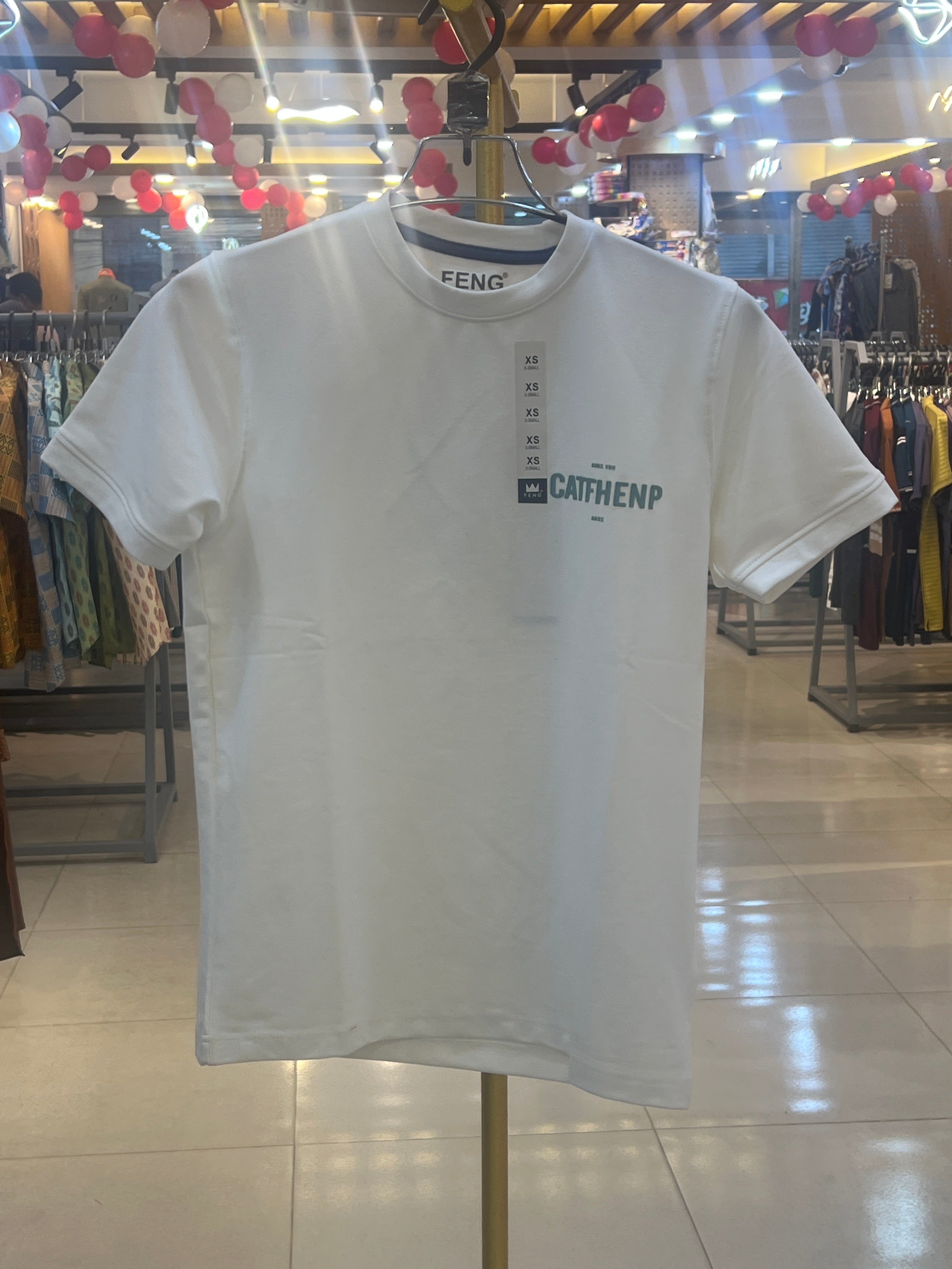 Gatsby Typography Printed T-Shirt for Men – Premium Cotton Regular Fit 1407 WHITE