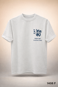 Gatsby Oversized T-Shirt for Men – Premium Stretch Cotton 1408 F  WHITE