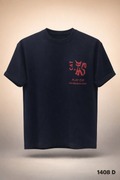 Gatsby Oversized T-Shirt for Men – Premium Stretch Cotton 1408 D NAVY