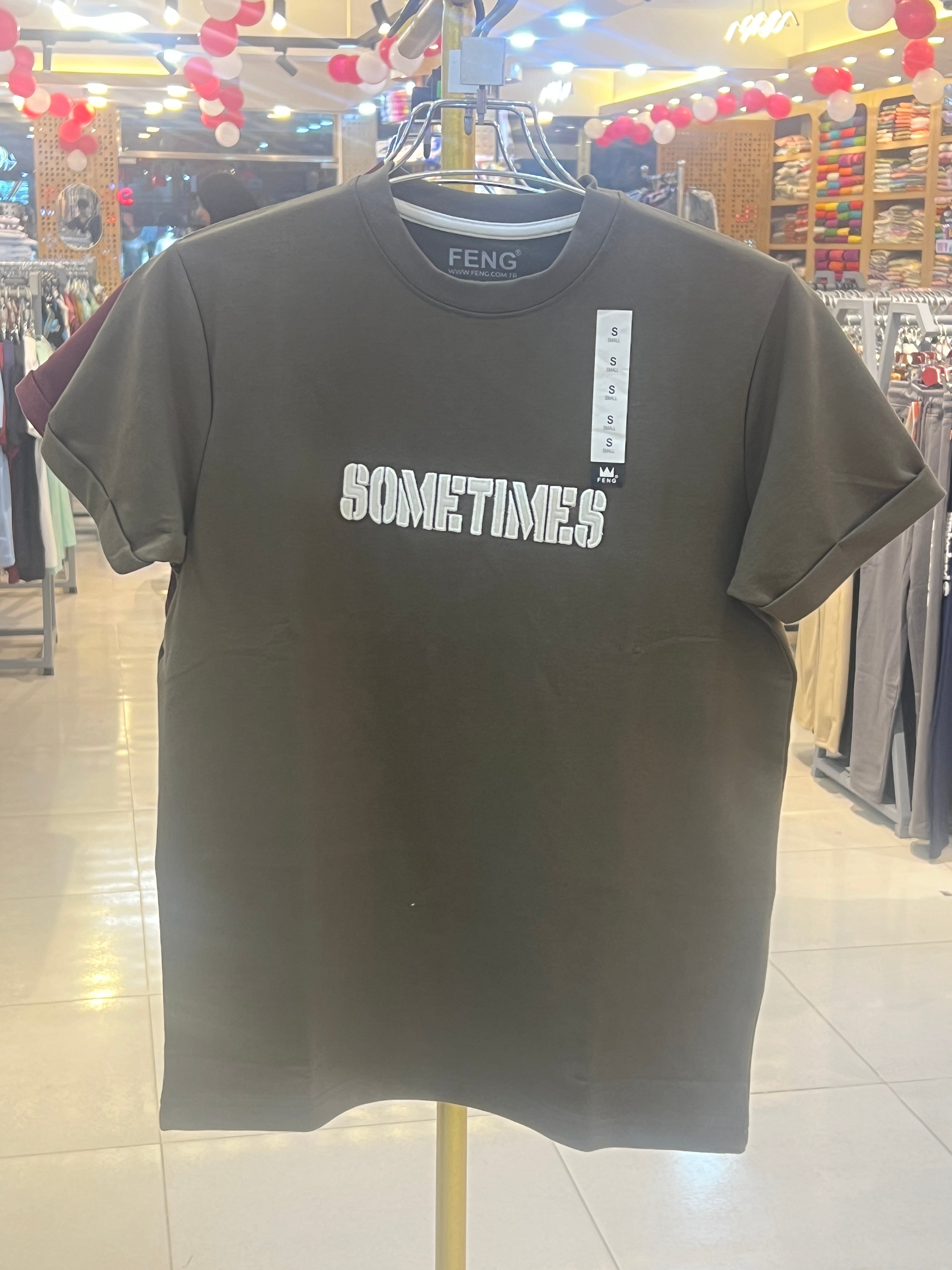 Gatsby Typography Printed T-Shirt for Men – Premium Cotton Regular Fit 1414 C-COFFIE