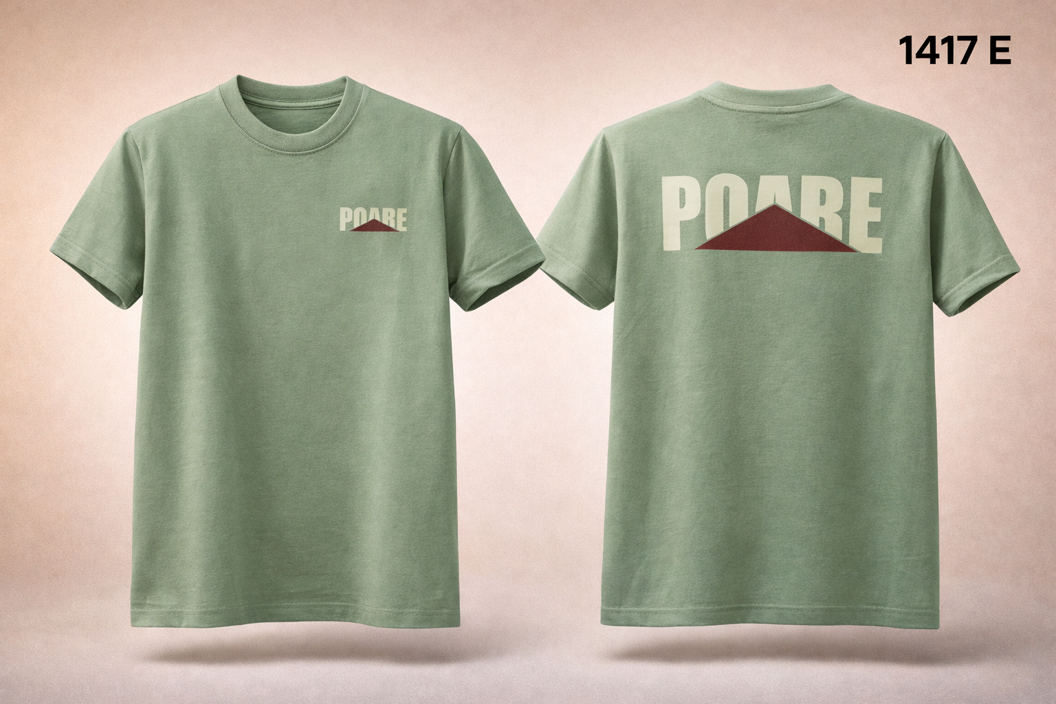 Gatsby Typography Printed T-Shirt for Men – Premium Cotton Regular Fit 1417 E- light gre