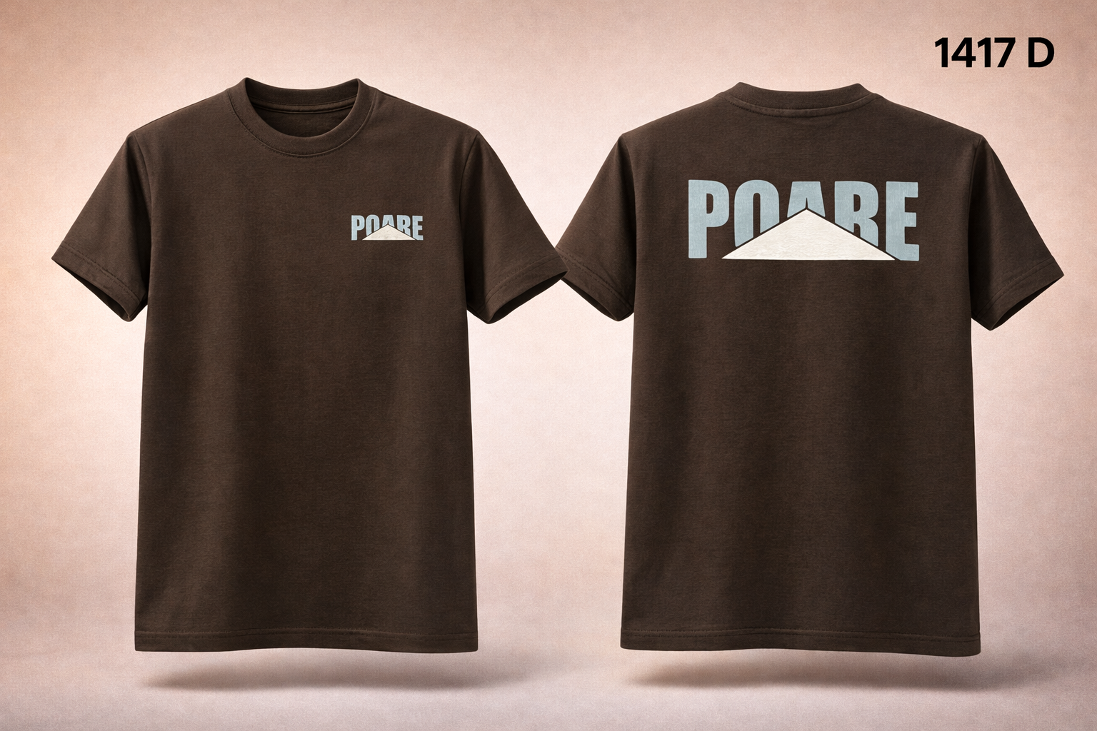 Gatsby Typography Printed T-Shirt for Men – Premium Cotton Regular Fit 1417 D- coffie