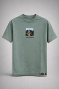 Gatsby Oversized T-Shirt for Men – Premium Stretch Cotton 1423 GREEN