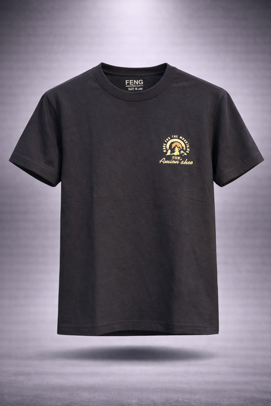 Gatsby Typography Printed T-Shirt for Men – Premium Cotton Regular Fit - 1424  BLACK